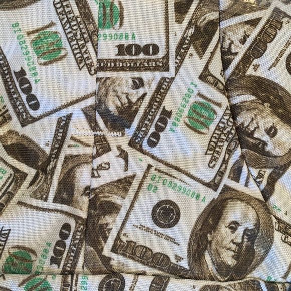 One Hundred Dollar Bill Backpack- NWT - Picture 3 of 6